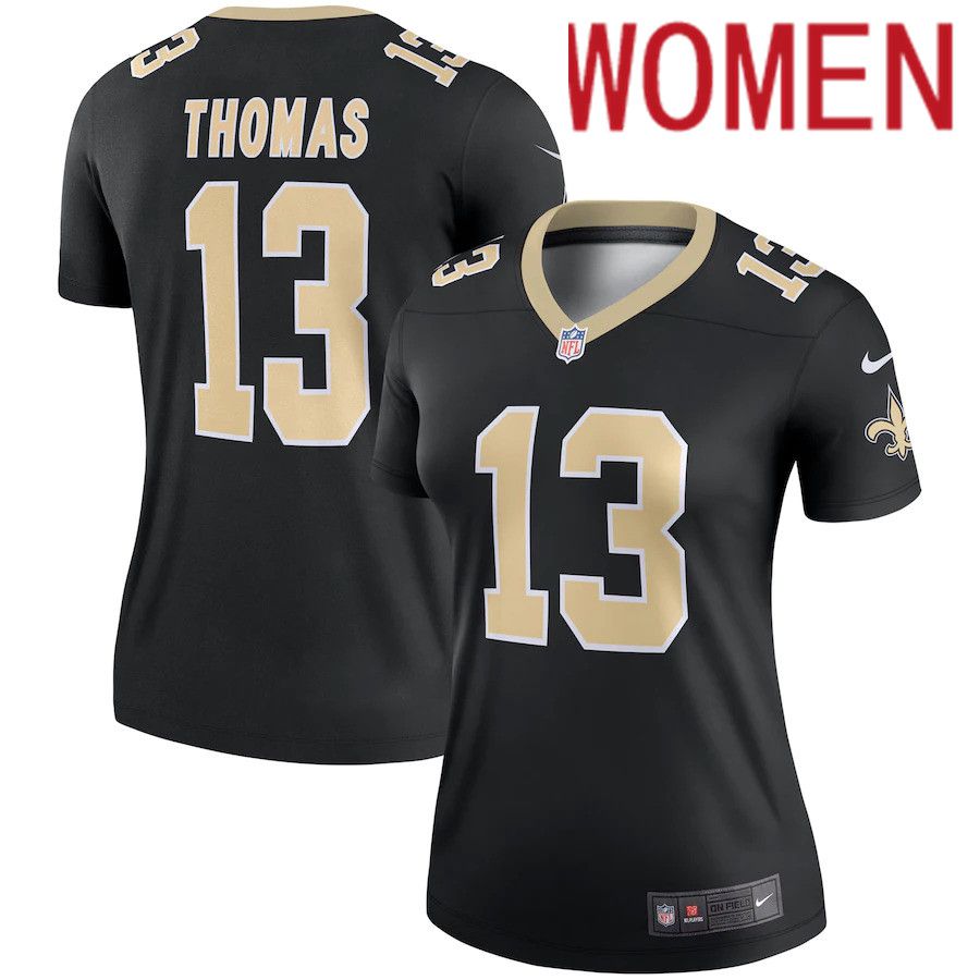 Women New Orleans Saints #13 Michael Thomas Nike Black Legend NFL Jersey
